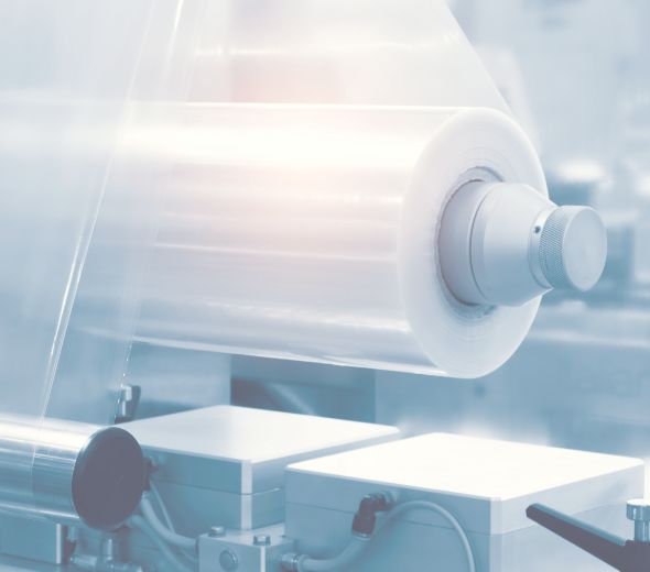 BOPP and polyester lamination film production