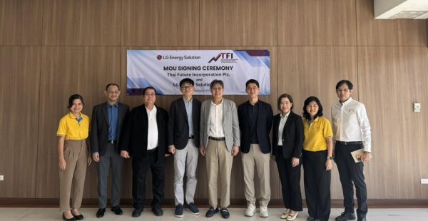 MOU signing ceremony between Thai Future Incorporation and LG Energy Solution for the battery business in Thailand